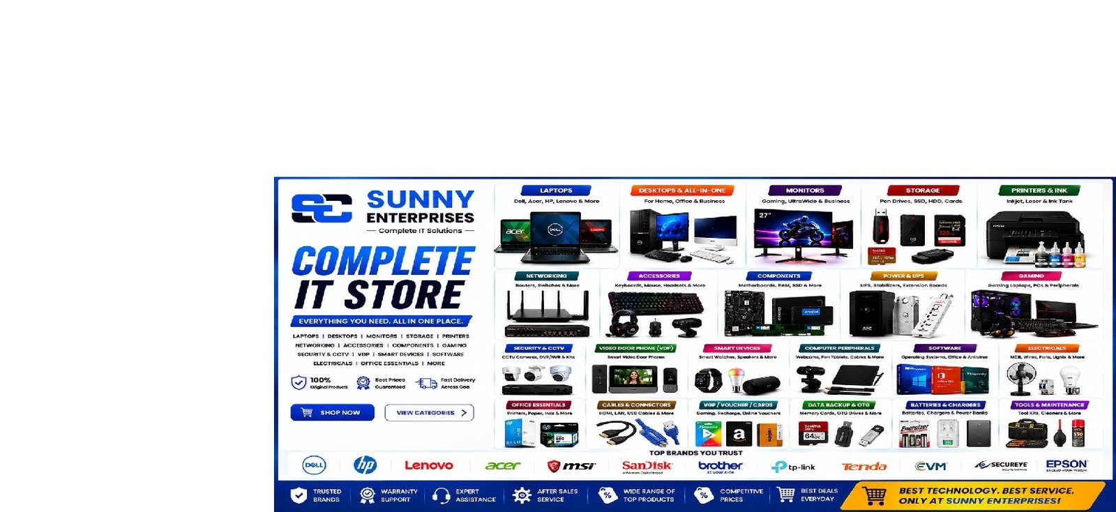 Variety of Products, Order Online !