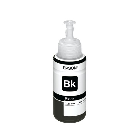 Epson Ink Bottle 70ml C13 T6641 (Black) | Compatible Printer Models: Epson L130 / L1300 / L220 / L550 / L355 / L110 / L210 / L300 / L360 / L350 / L380 / L100 / L200 / L565 / L555 / L405