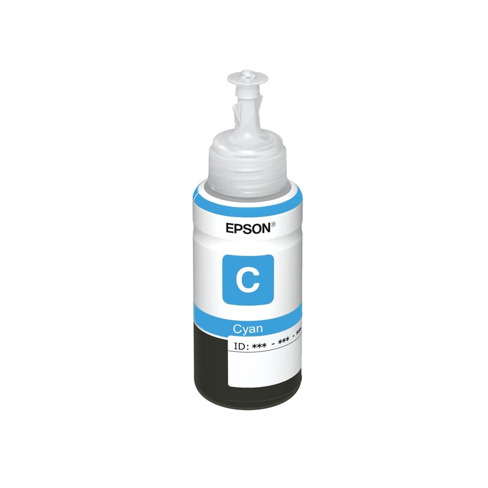 Epson Ink Bottle 70ML T6642 (Cyan) | Compatible Printer Models: Epson L130 / L1300 / L220 / L550 / L355 / L110/ L210 / L300 / L360 / L350 / L380 / L100 / L200 / L565 / L555 / L405