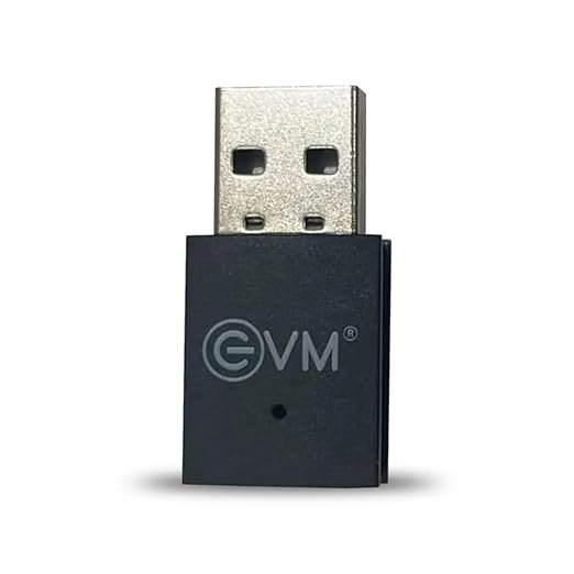 Adaptor USB Wifi Dongle EVM ENWIFI WA03 EVM-USBD-03 | Dual Bluetooth + WIFI Adaptor, Up to 600Mbps, Dual Band Support 2.4GHz & 5GHz, USB 2.0 Efficient Throughout of Network Across Home & Office, Compatible With Windows & Mac
