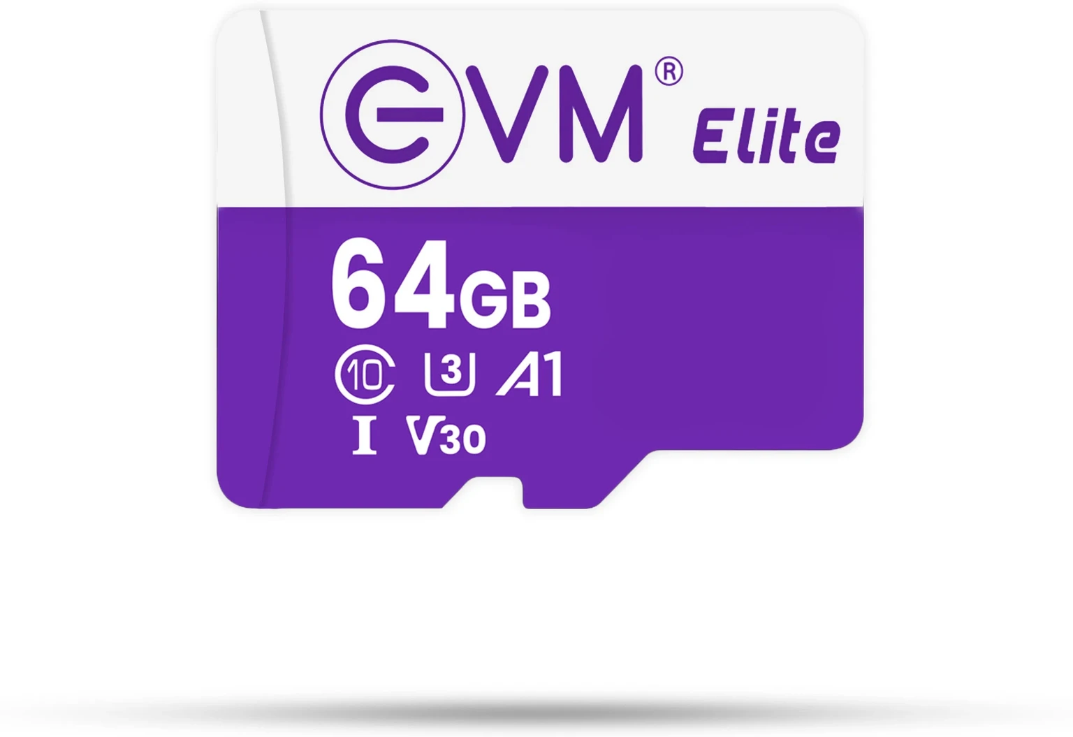 Card MicroSD EVM 64GB U3 Elite XC Class10 EETF/64GU3 | Support SD SPI Mode, Card Capacity of Non Secure & Secure Area, Fast Data Transfer, Compliant with the Highest Security of CPRM Standard