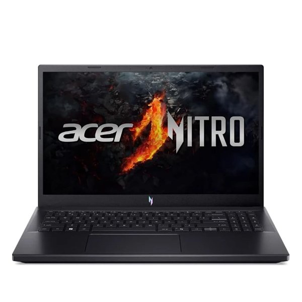 Laptop Acer Nitro V15 ANV15-52 (NH.QZ9SI.001) Gaming Laptop | 13th Gen Intel Core i7-13620H, 16GB DDR4 RAM, 512GB PCIe NVMe SSD, Windows 11 Home, 15.6" 165Hz FHD IPS Display, NVIDIA GeForce RTX 5050 8GB GDDR7, Backpack, Obsidian Black