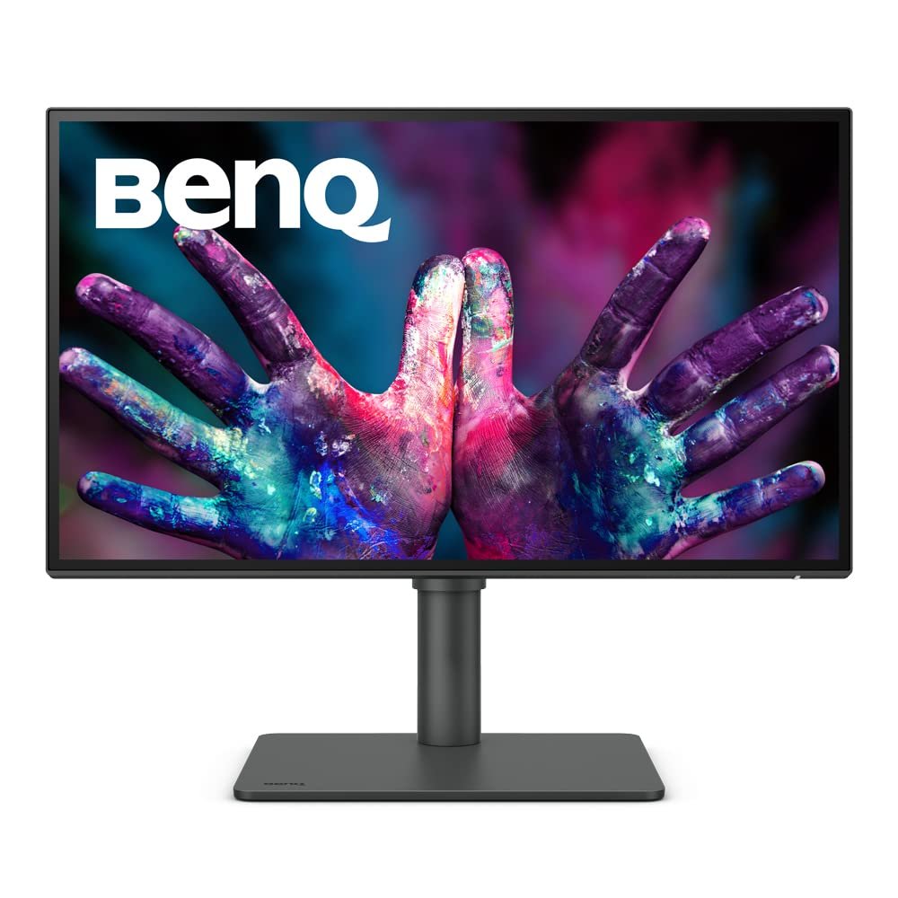 Monitor BenQ PD2506Q | 25 Inch (63.5cm) 2K QHD P3 DisplayHDR 400 USB-C Designer Monitor, Pantone Skintone Validated, CAD/CAM & Animation Mode, Auto Pivot, Daisy Chain, HDMI, DP, USB-C (65W), Built-in Speaker