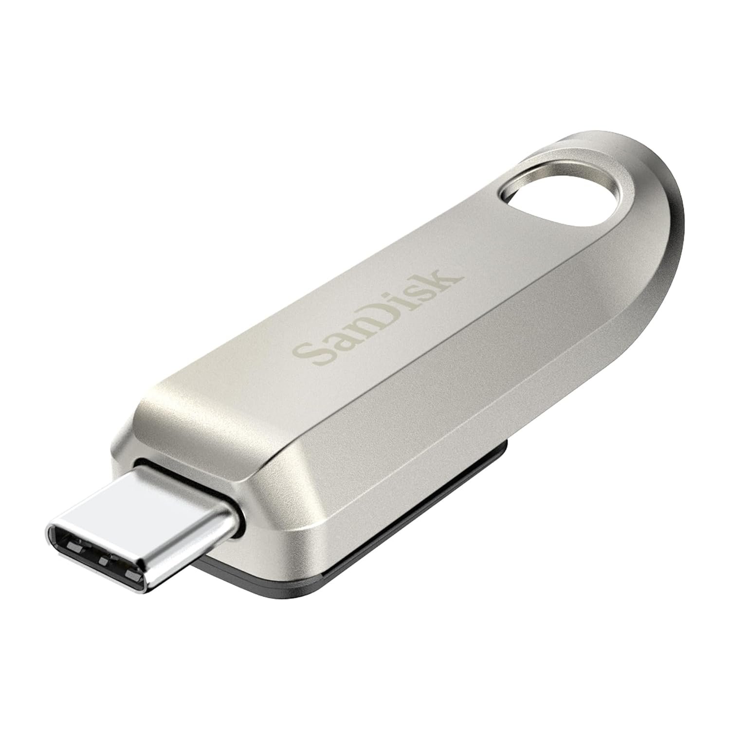 Pendrive Sandisk Ultra Luxe Type-C 128GB USB 3.2 Gen 1 SDCZ75-128G-I35 Flash Drive | Upto 400MB/s R,ead Speed, ‎Metal