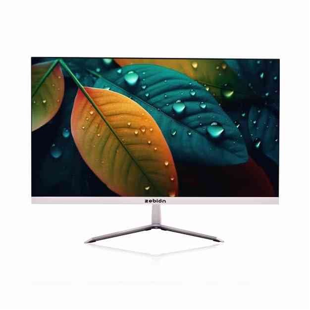 Monitor Zebion 24" HD10 Led Frameless (Crista Series) | IPS Panel, 1920x1080 Pixel with Max Resolution, HDMI, VGA, Wall Mountable, Fast Response Time, 75Hz, White