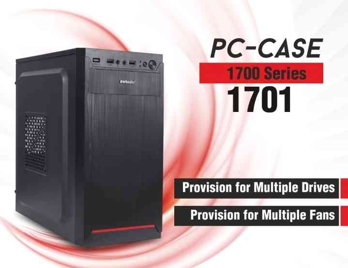 Cabinet Zebion ZB-1701 W/o Smps, Well Ventilated Design