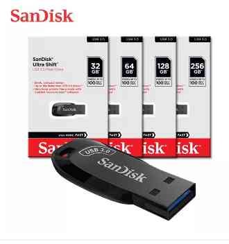 Pendrive Sandisk Ultra Shift 128GB USB3.0 SDCZ410-128G-I35 (Black)