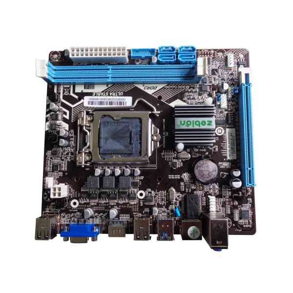Motherboard Zebion Marlin H81 with NVMe Slot | Socket 1150, Supports DDR3, Supports 4th Gen Intel Processors, NVMe Slot, 4 USB port, 1 x HDMI, 2 x 3.0 USB, 1 x VGA, 1 x LAN Port, 3 Audio jack, Onboard 4 x Sata 3.0, 2 Ram Slots, 1 x PCI Slot