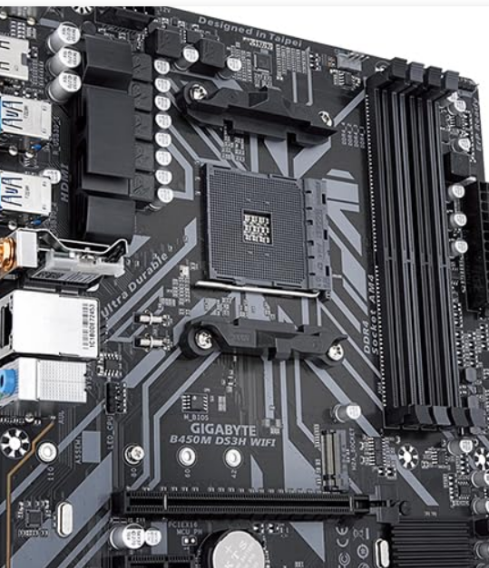 Gigabyte B450 I AORUS PRO WiFi Motherboard, AM4, Mini-ITX, M.2, Wi-Fi, GbE LAN, RGB Fusion 2.0