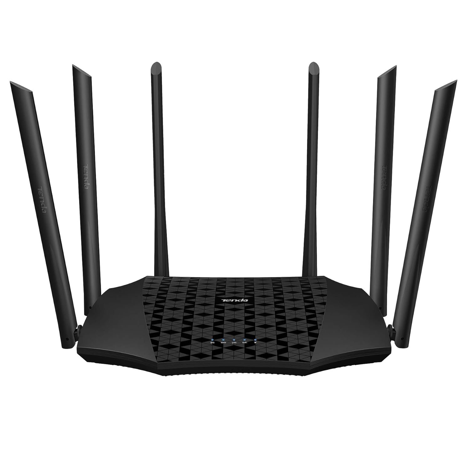 Router Tenda AC21 2100Mbps Dual Band Gigabit Wireless Router, MU-MIMO, Easy Setup, Supports Guest Network, Parental Control, Client Filter, IPv6 (Black, Not a Modem)