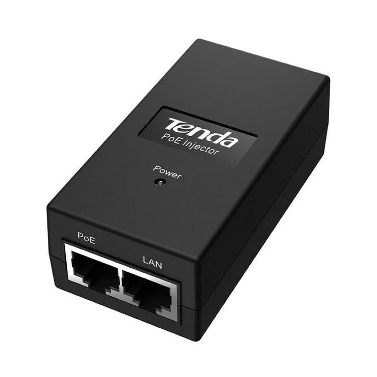 PoE Injector Tenda PoE15F 10/100 Mbps PoE Injector, 15.4W, IEEE 802.3af, RJ-45, Plug & Play, White