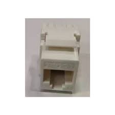 Patch Panel Tenda TEP-C6KS Cat6 RJ45 Keystone Jack Coupler (I/O) for Network Cabling, White