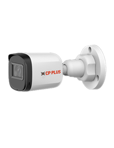Security Camera CP Plus CP-URC-TC24PL3 | 2.4MP IR Bullet Camera, 3.6mm Fixed Lens, DWDR, Day/Night Vision, IR Range of 30 Mtrs, IP67, White
