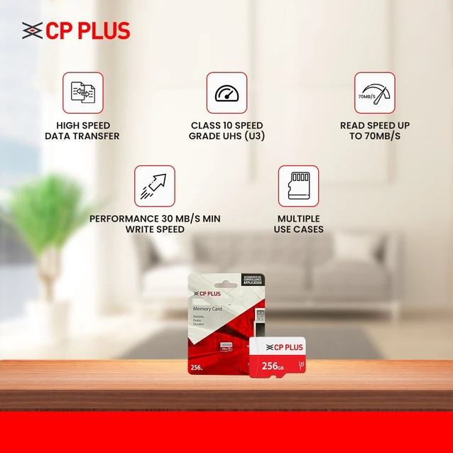 Memory Card CP Plus microSDXC 256GB Memory Card CP-NM256