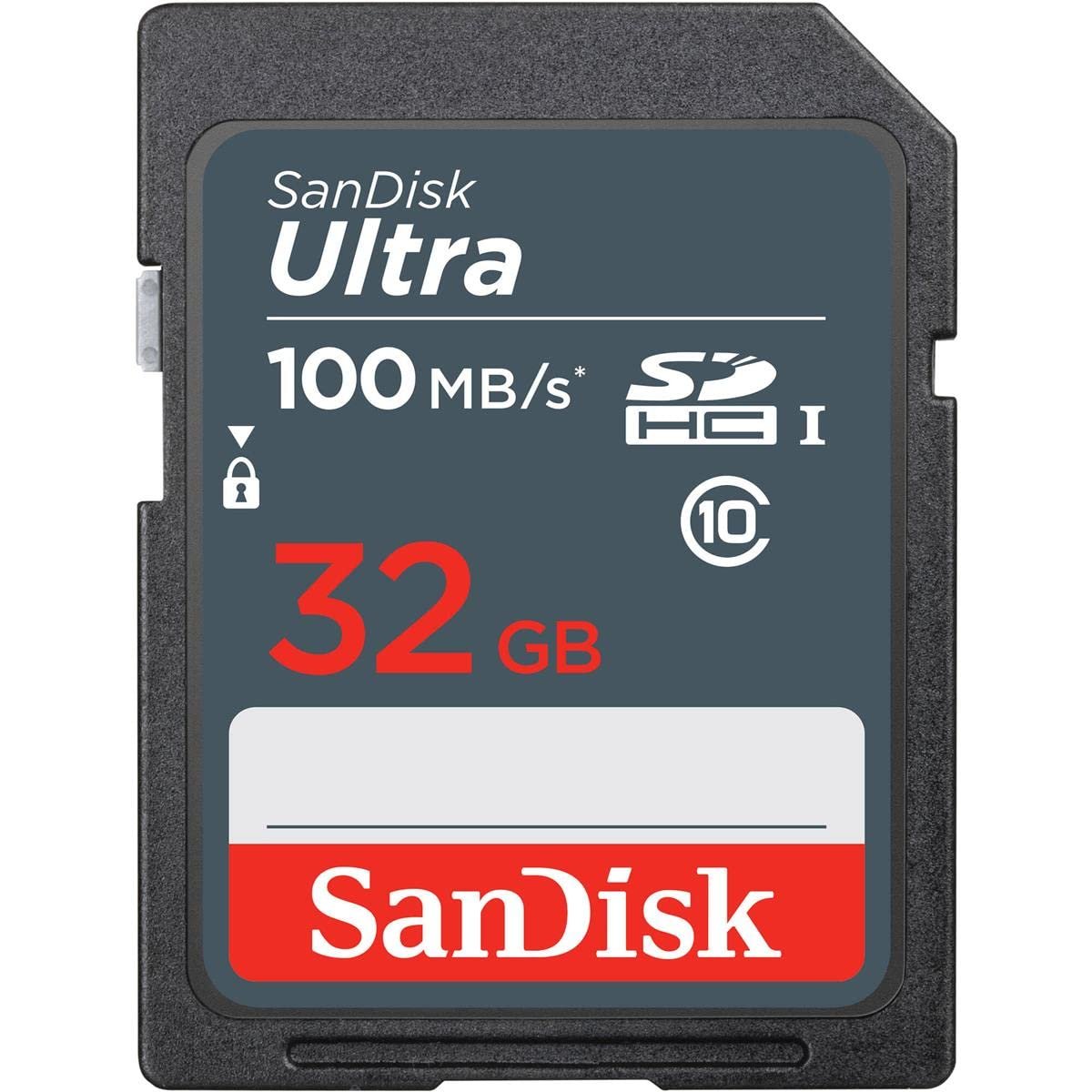 Card MicroSD SanDisk 32GB Ultra SDHC UHS-I Memory Card - 100MB/s, C10, U1, Full HD | SDSDUNR-032G-GN3IN
