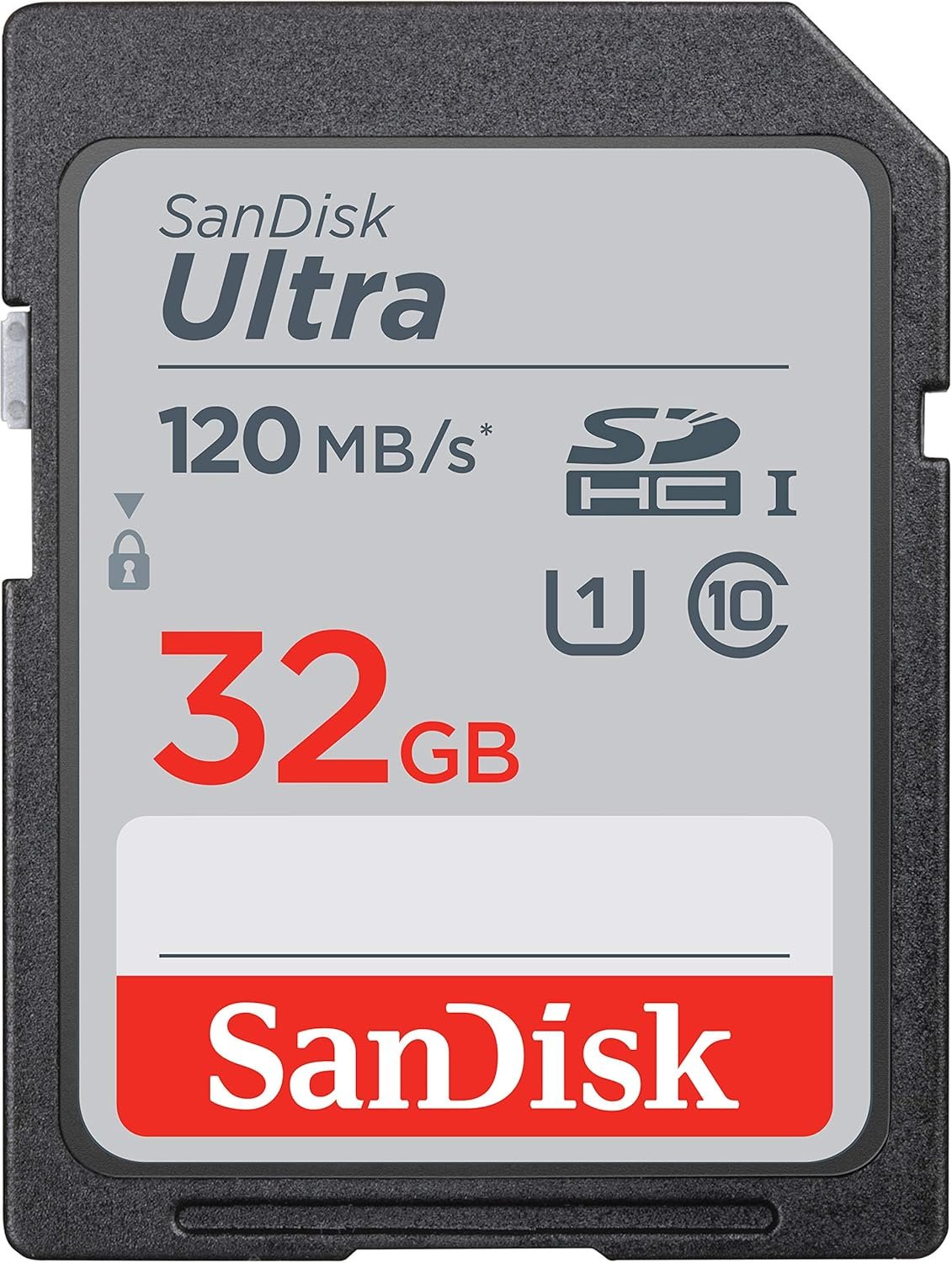 Card Micro SD SanDisk 32GB Ultra SDHC UHS-I Memory Card - 120MB/s, C10, U1, Full HD | SDSDUN4-032G-GN6IN