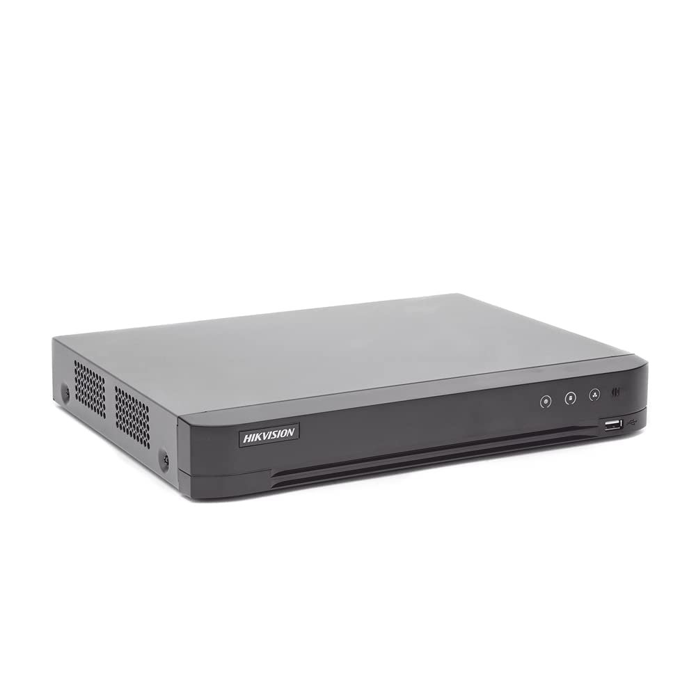 SDVR Hikvision IDS-7204HQHI-M1/XT | 4 Channel 1080p 1U H.265 AcuSense DVR, Facial Recognition, Efficient H.265 Pro+ Compression Technology, HDMI/ VGA, 1 SATA Interface, Motion Detection & Two Way Audio Technology, Black