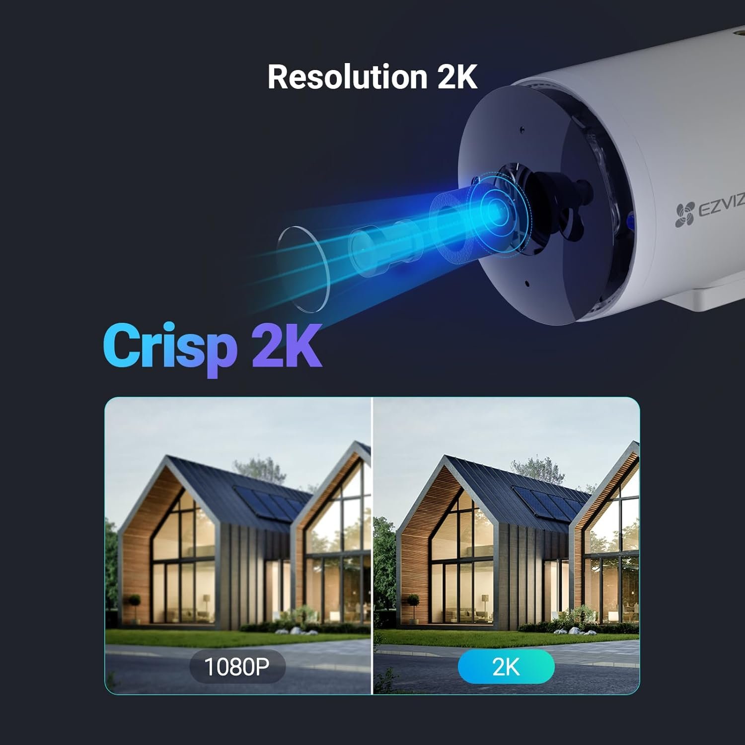 Security Camera Hikvision Ezviz CS-H5 PoE 3MP 4G 4MM Smart Home Camera | 2K Resolution, Ai Based Human/ Vehicle Detection, Color Night Vision, Supports Microsd Upto 512GB, White