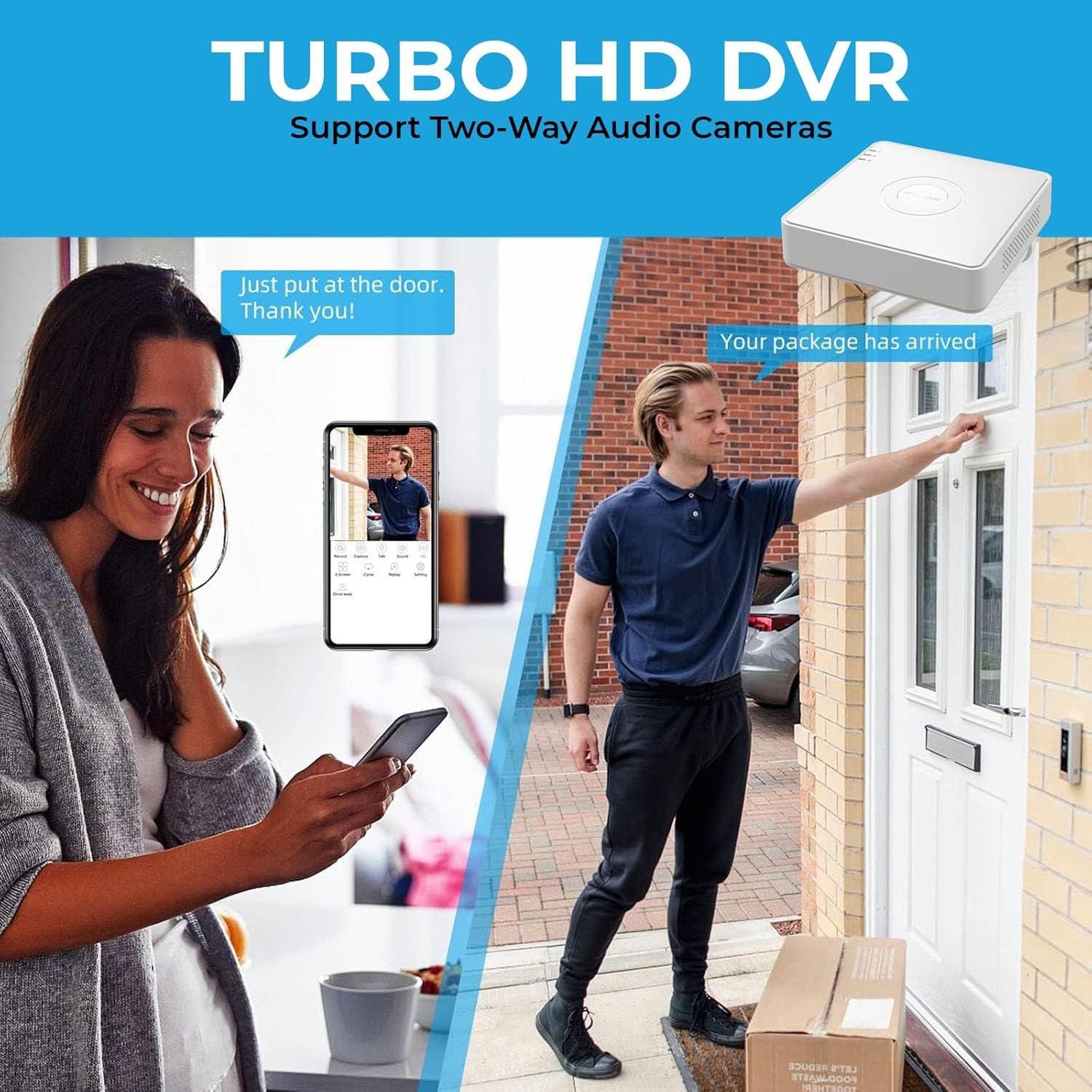 SDVR Hikvision DS-7104HGHI-M1/T | 4 Channel 1080p Lite Mini 1U H.265 DVR, Support All Channels HDTVI, Two-Way Audio Technology, Upto 2MP Resolution, 1 SATA Interface, 2 × USB 2.0, HDMI / VGA Output, White