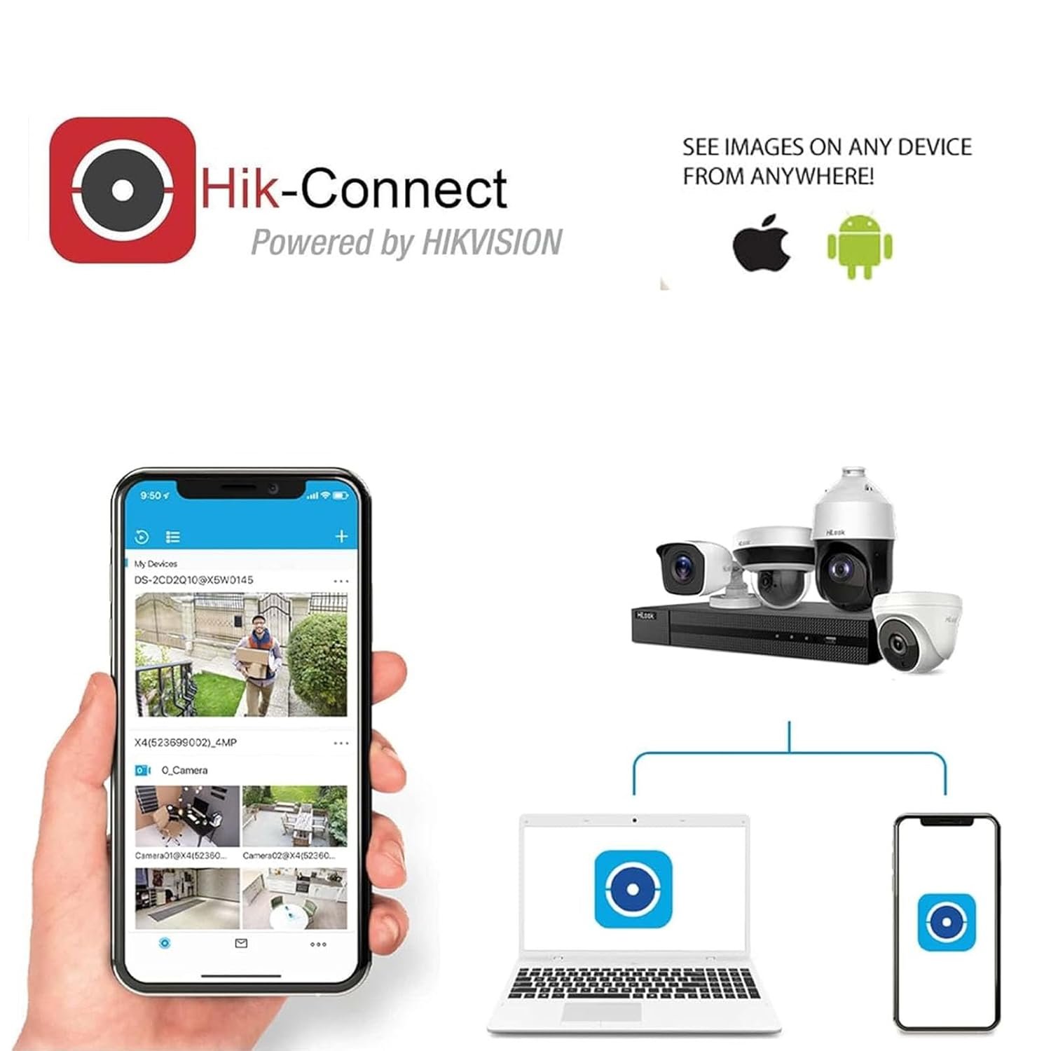 SDVR Hikvision DS-7104HGHI-M1/T | 4 Channel 1080p Lite Mini 1U H.265 DVR, Support All Channels HDTVI, Two-Way Audio Technology, Upto 2MP Resolution, 1 SATA Interface, 2 × USB 2.0, HDMI / VGA Output, White
