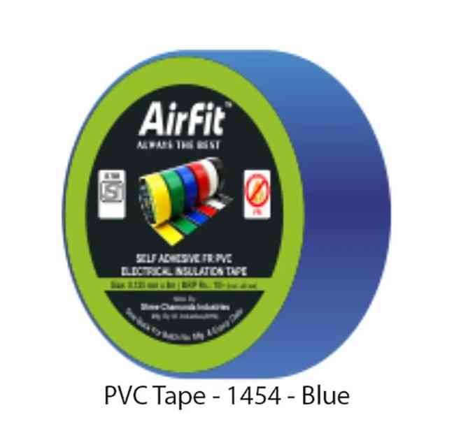 Wire Tape PVC AirFit AF-1454 Insulation Blue, Size: 0.125mm x 16mm x 8mtr