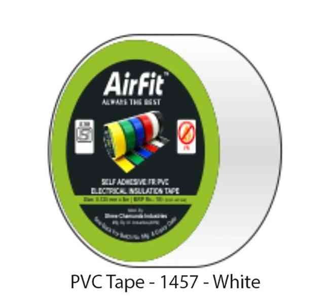 Wire Tape PVC AirFit AF-1457 Insulation White, Size: 0.125mm x 16mm x 8mtr