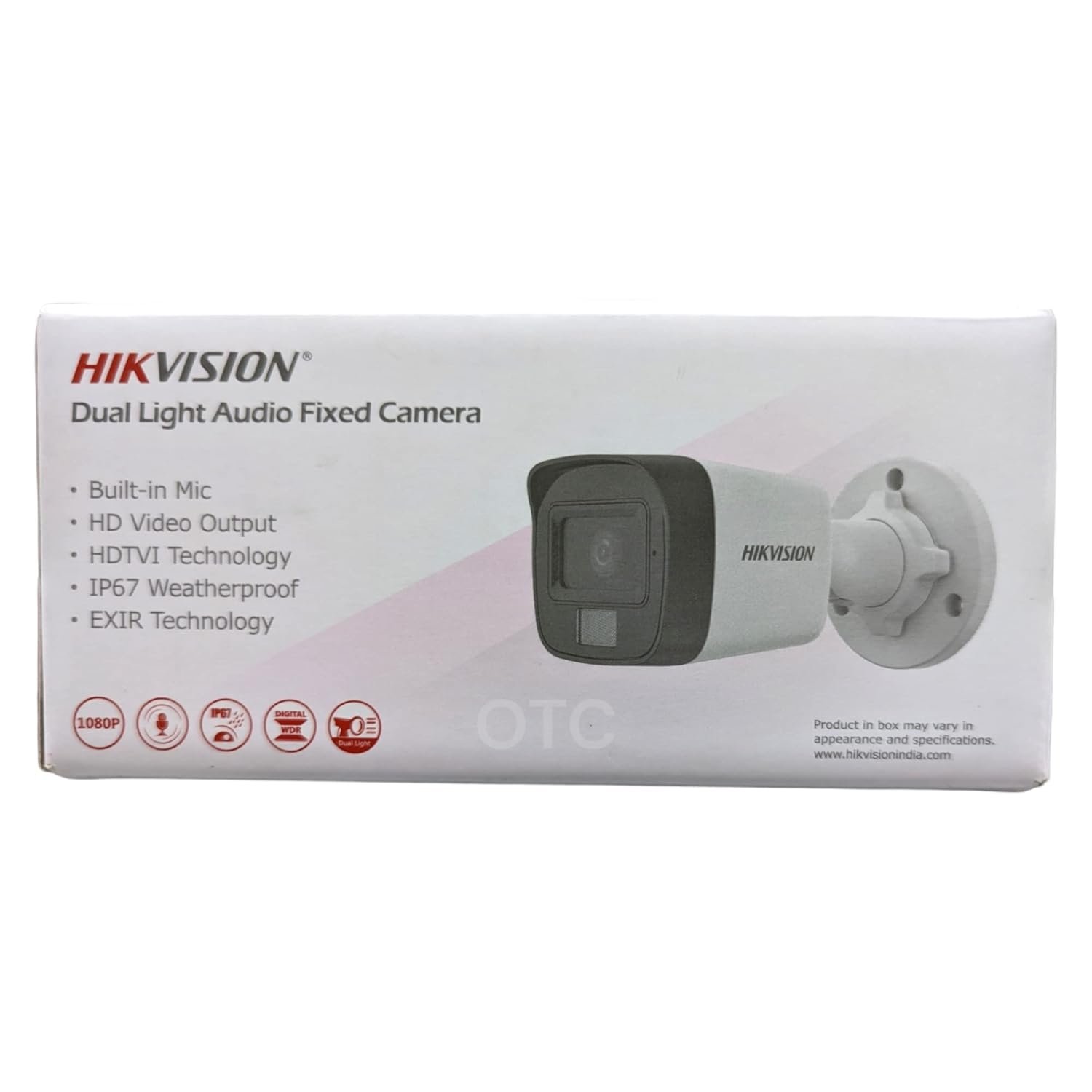 Security Camera Hikvision DS-2CE16D0T-LPFS | 2MP Smart Hybrid Dual Light Audio Fixed Mini Bullet Camera