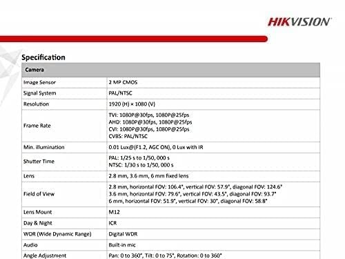Security camera Hikvision DS-2CE76D0T-ITPFS | 2MP Audio Indoor Fixed Turret Camera, Dome with inbuilt Mic, White