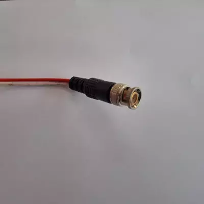 Cable Connector BNC Red & White | CCTV Cable BNC Connector With Copper Cable