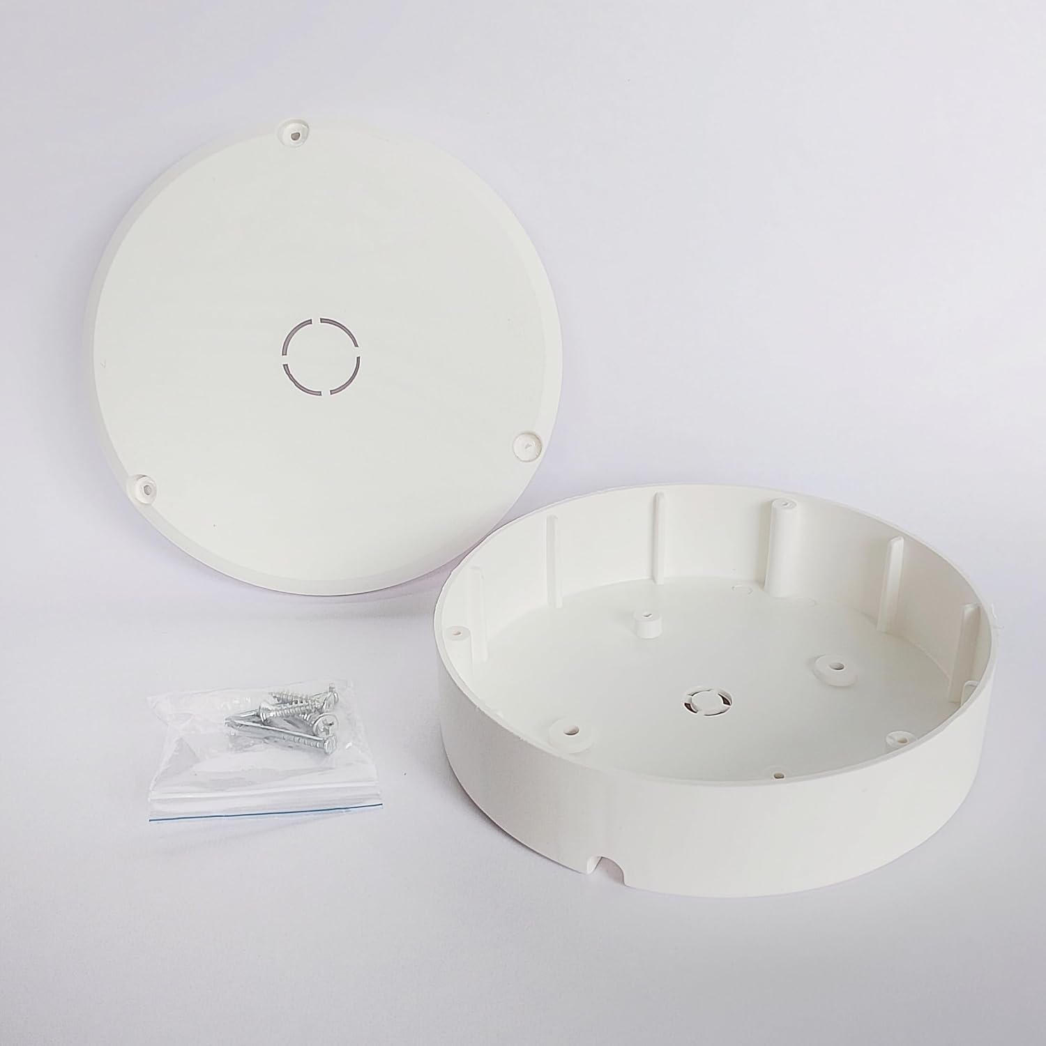 PVC Junction Box Outdoor waterproof plastic 5 X 5 Round for CCTV Camera