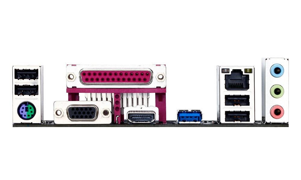 Motherboard Gigabyte Intel GA-J1800M-D3P | Motherboard with OnBoard Celeron Dual-Core 2.41Ghz Processor Micro ATX Form Factor, 2xDDR3 DIMM, 1xPCIe + 1xPCI slot, D-Sub, HDMI, GbE Lan, 1xParallel port, 1xUSB3.0 & Usb2.0x8ports, Support for Windows OS