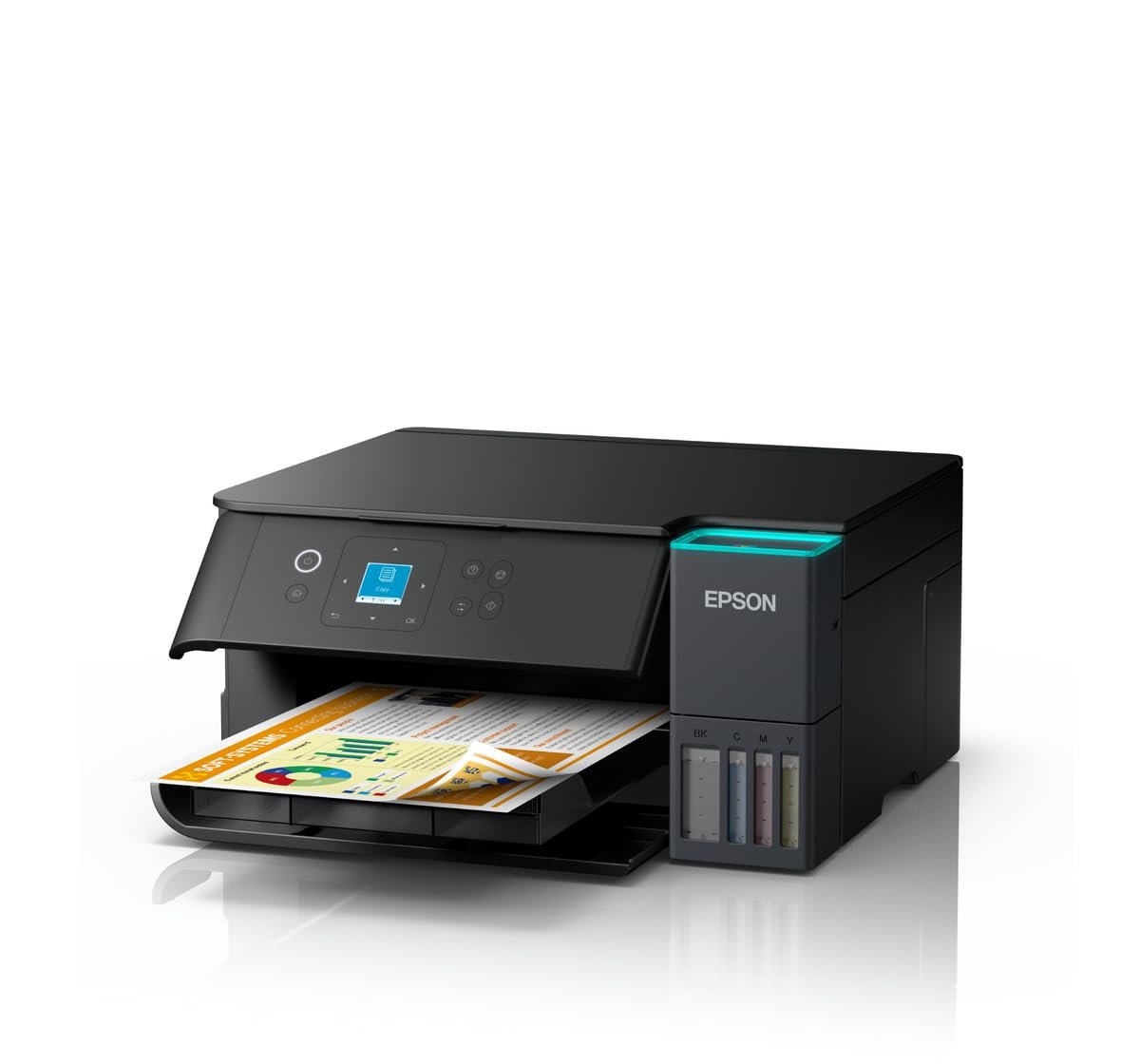 Printer Epson EcoTank L4360 | A4 Wi-Fi & Wi-Fi Direct Duplex All-in-One Ink Tank Printer With LCD Display, Print, Scan, Copy, Black