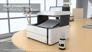 Printer Epson EcoTank Monochrome M2140 All in One Duplex Ink Tank | PRINTS LIKE MONO LASERS, BUT CHEAPER | Printer Color: White