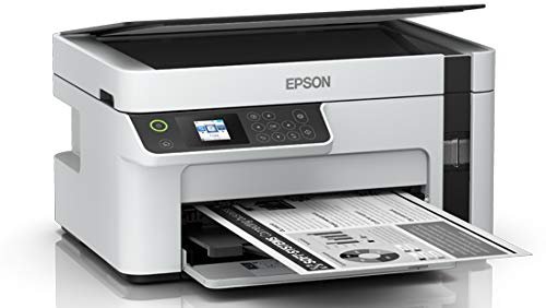 Printer Epson M2120 Monochrome All-in-One WiFi InkTank Printer, Spill-Free, Error-Free Refilling, Print, Scan, Copy, White
