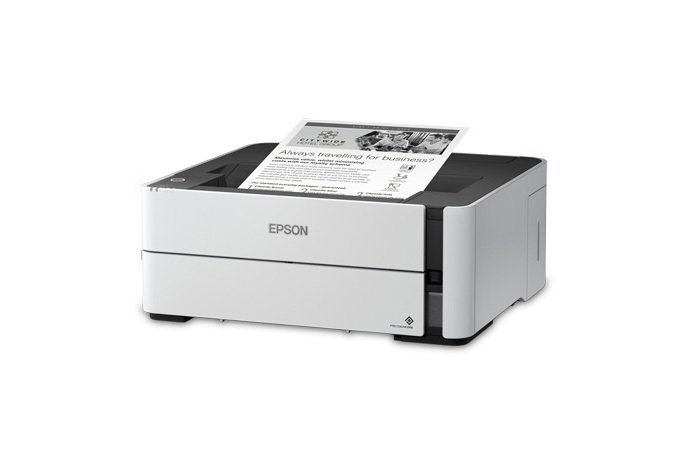 Printer Epson EcoTank Monochrome M1170 Wi-Fi InkTank Printer | Compact Integrated Tank Design, Duplex Printing, Spill-Free, Error-Free Refilling, White