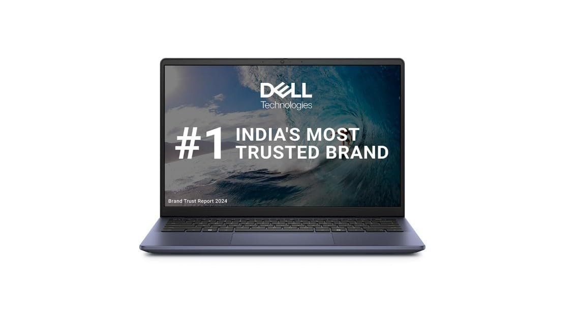 Laptop Dell Inspiron 14 5440 OIN54403003C1RINU1O | Intel Core 3-100U (14th Gen) Processor, 8GB DDR5 RAM, 512GB M.2 PCIe NVMe SSD, DOS, 14" FHD Anti-Glare Display. Intel UHD Graphics, With Bag, Ice Blue