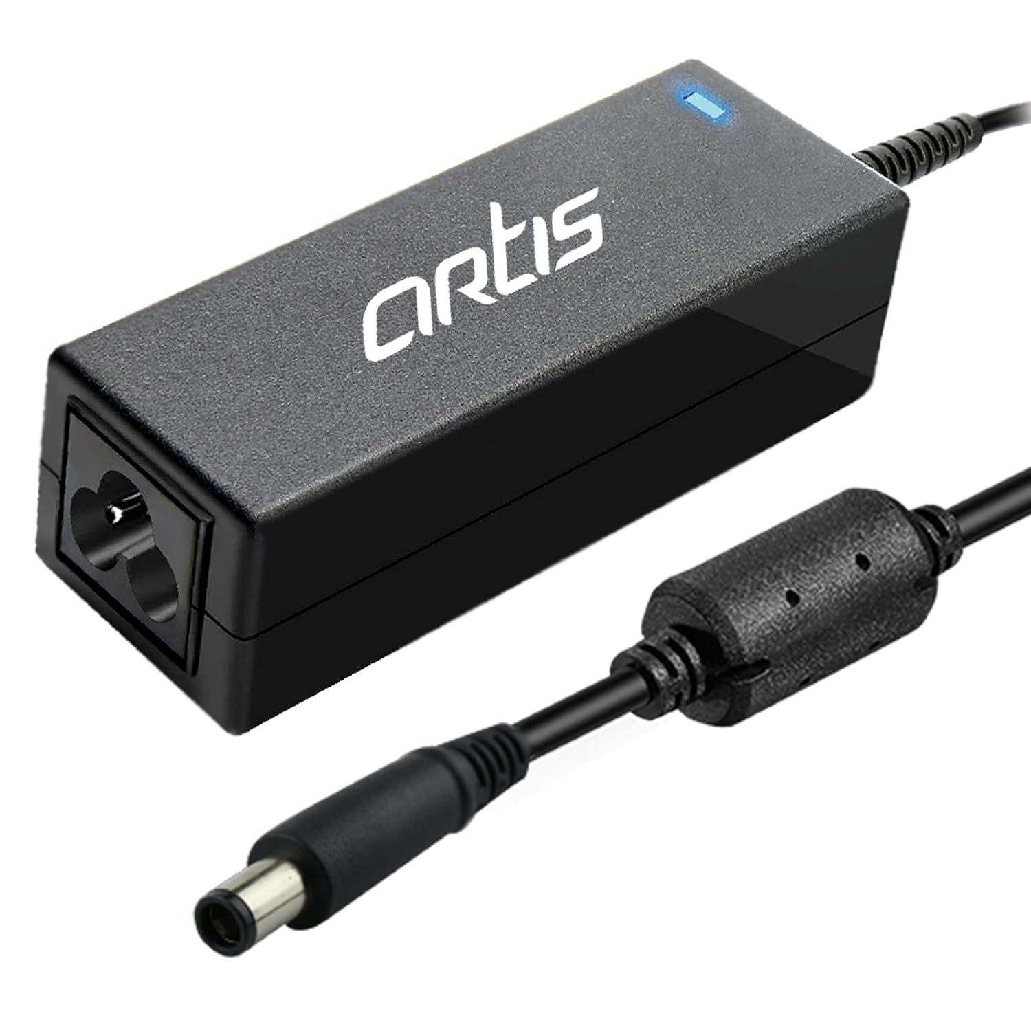 Adapter Artis A0402 | 45Watt Laptop Charger Without Power Cord, Compatible With Dell Laptops, 19.5V/ 2.31A, Pin Size:4.5 x 3.0 mm, (BIS Certified), Black