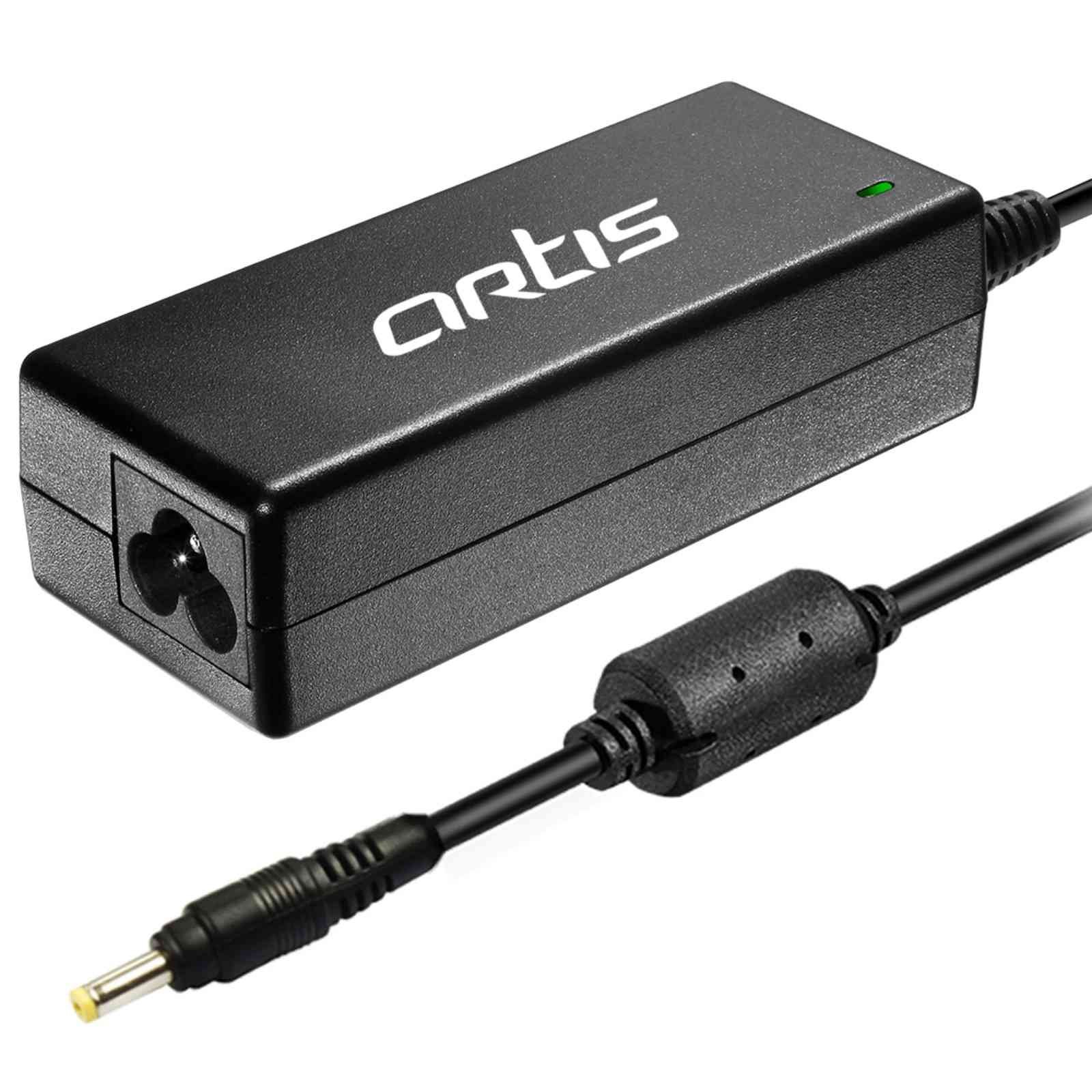 Adapter Artis AR0502(Y) 65Watt Laptop Charger without Power Cord, Compatible with HP Laptops, 18.5V / 3.5A, Yellow Pin, Pin Size: 4.8mm x 1.7mm (BIS Certified)