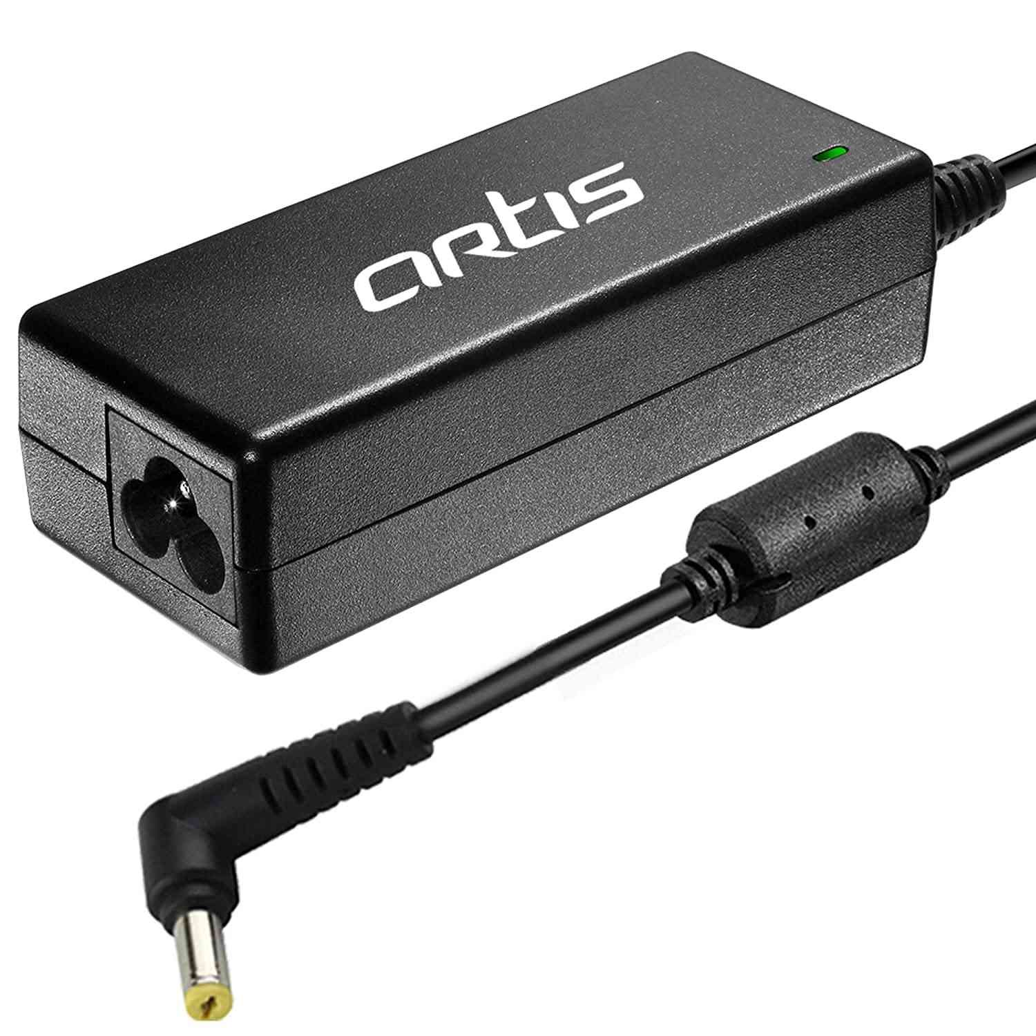 Adapter Artis AR0507 65Watt Laptop Charger without Power Cord, Compatible with Acer Laptops, 19V / 3.42A, Pin Size: 5.5mm x 1.7mm (BIS Certified)