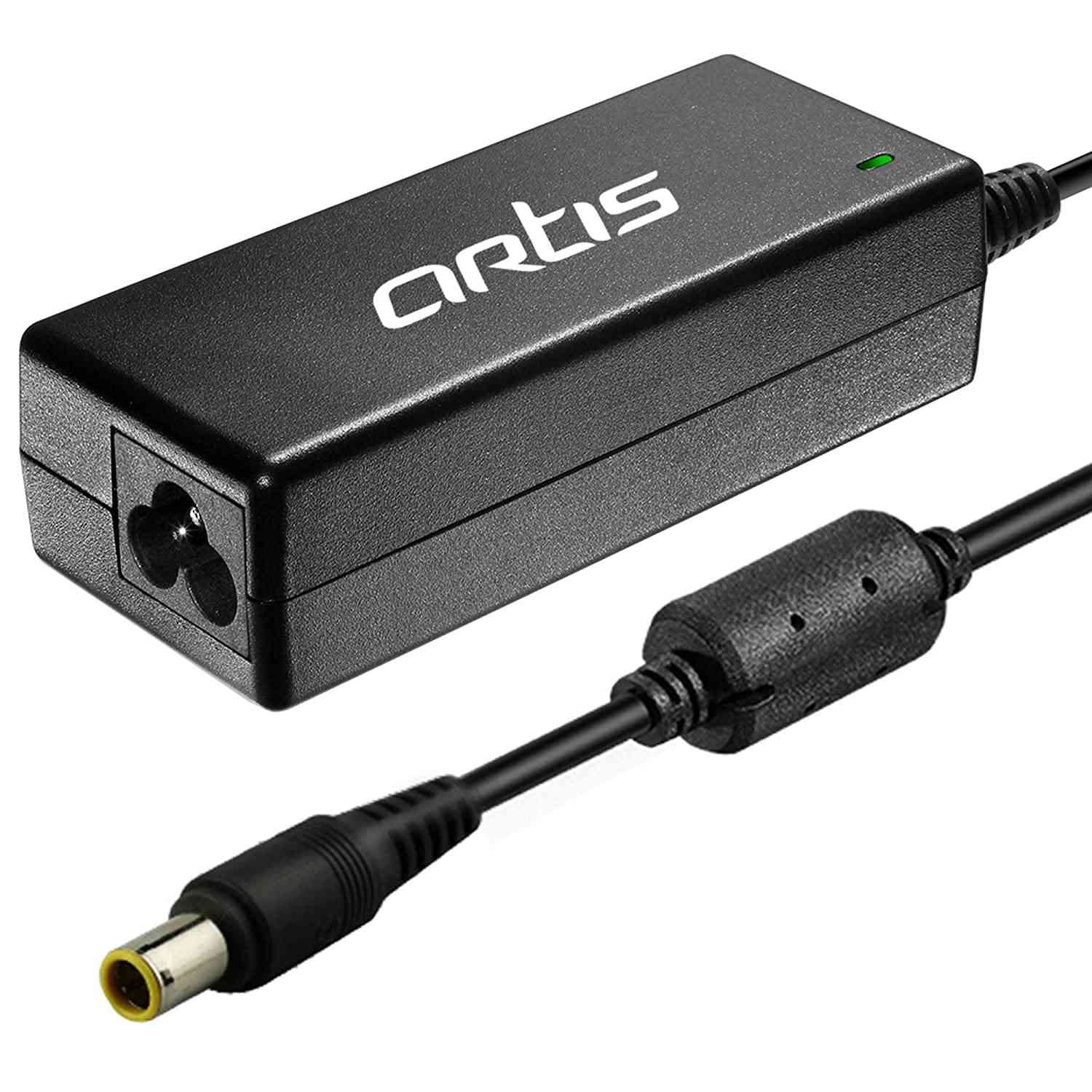 Adapter Artis AR0508 65Watt Laptop Charger without Power Cord, Compatible with Lenovo Laptops, 20V / 3.25A, Pin Size: 7.9mm x 5.5mm (BIS Certified)