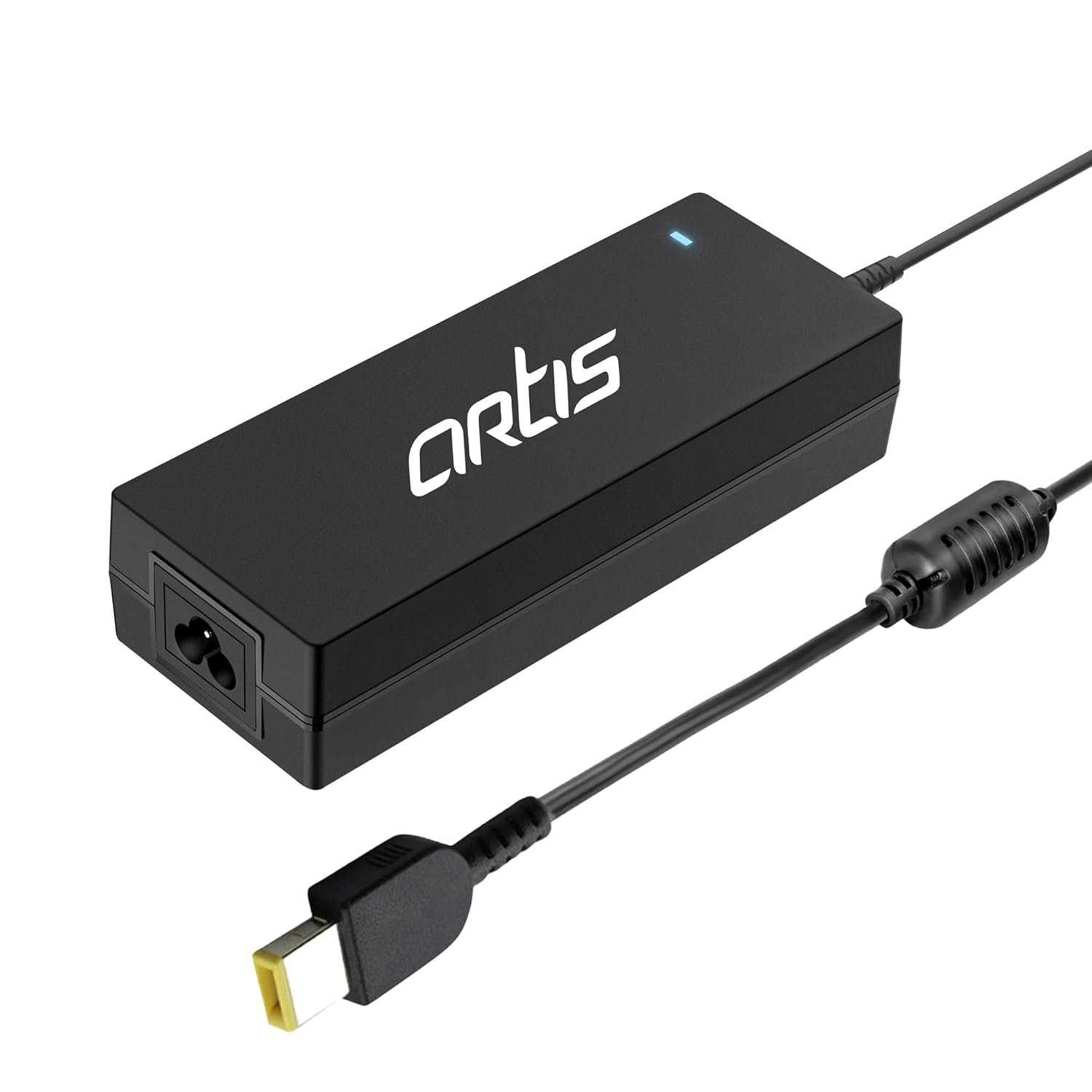 Adapter Artis AR0905 | 90 Watt Laptop Charger without Power Cord, Compatible With Lenovo Laptops, 20 V/ 4.5A, Pin: USB, (BIS Certified), Black