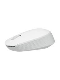 Mouse Logitech M171 Wireless | 2.4 GHz with USB Nano Receiver, Smooth Optical Tracking, Ambidextrous, PC / Mac / Laptop, Plug & Play, Off White