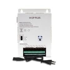 CCTV Camera Power Supply CP PLUS 16ch CP-DPS-PD16V2-12D | Plastic Housing, 12V, 16 channel for CCTV Bullet + Dome Cameras