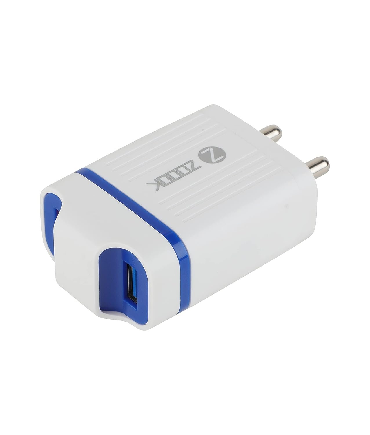 Charger Zoook USB Turbo Charger ZKP-CHARGER-002 | 2 Port Wall Charger with Quick Charge Usb Port, Without Cable