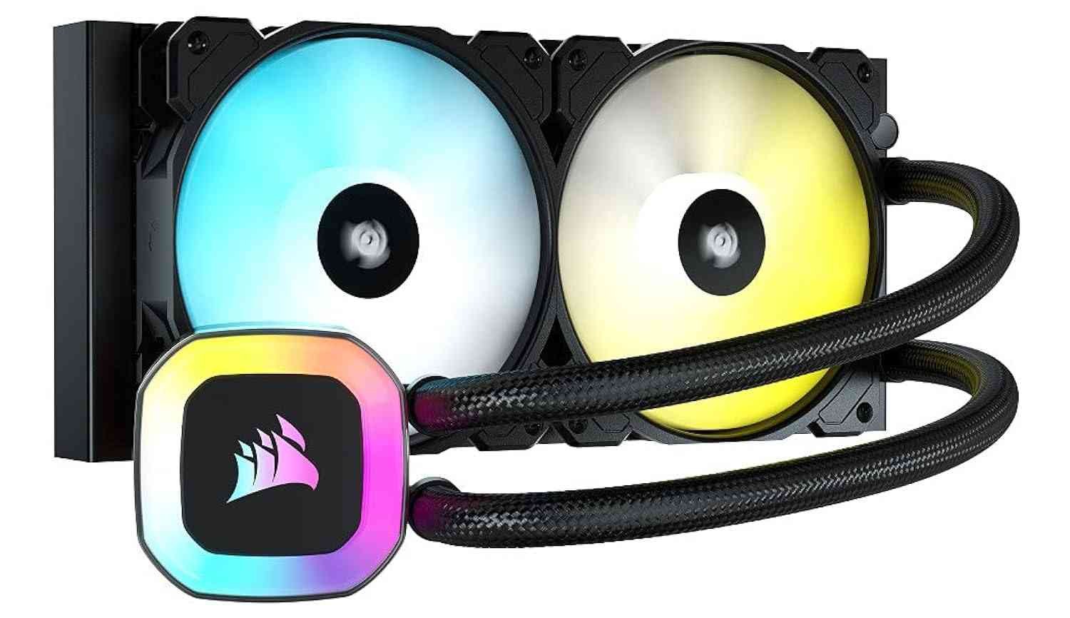 Fan Cooling Fan Corsair H100 RGB 240mm CW-9060053-WW | AIO Liquid CPU Cooler