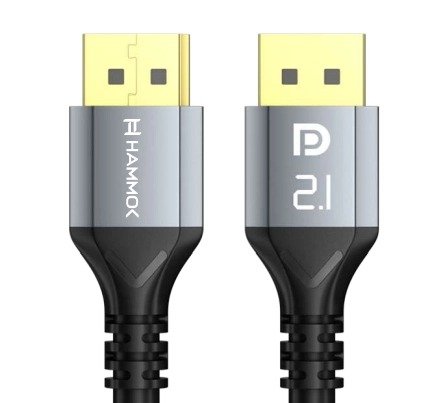 Cable Hammok Knox DP To DP 3mtr | 8K, Universal Compatibility, Gaming & Professional Monitor Cable, Black