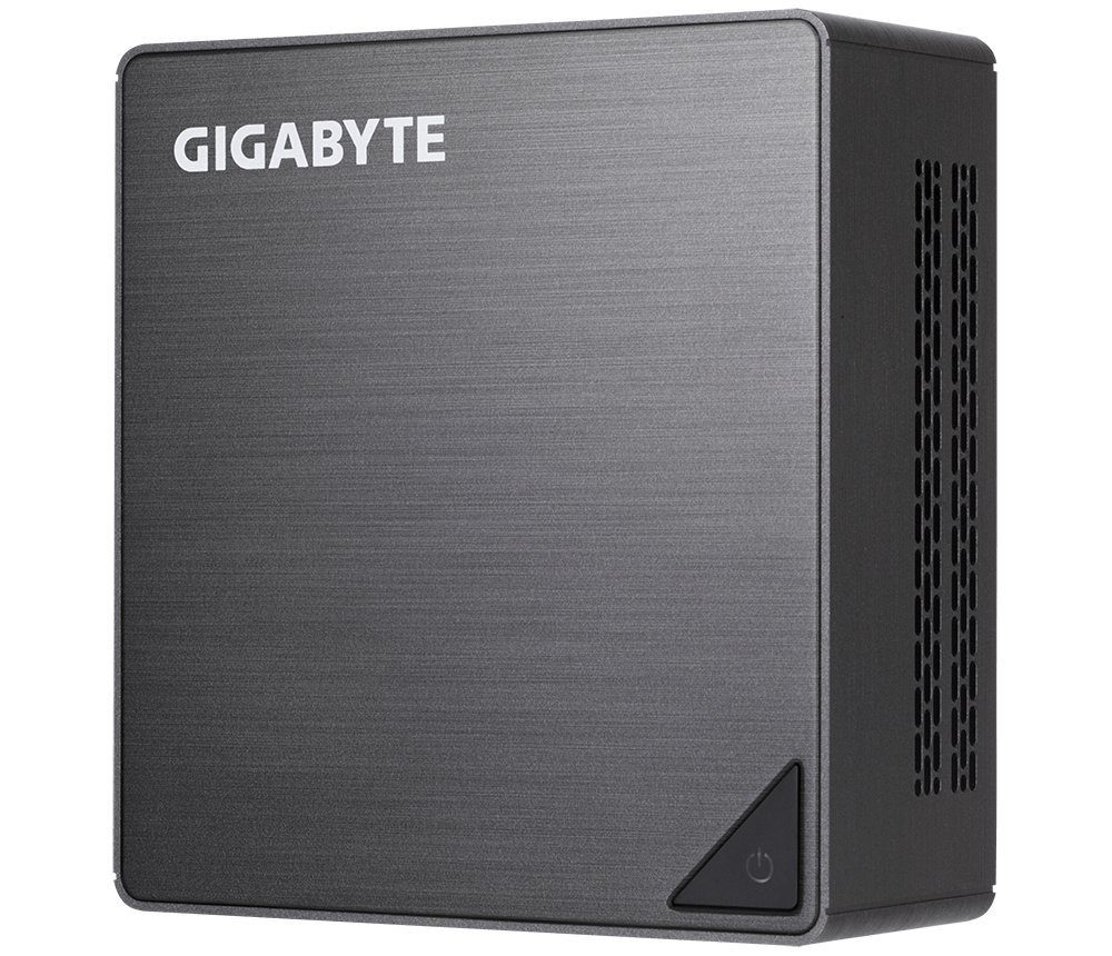 NUC Gigabyte Mini PC Brix GB-BRi7H-8550 Ultra Compact PC Kit Intel Core Quad Core i7-8550U Processor, HDMI Plus Mini Display Port Outputs, Dual Band Wi-Fi & Bluetooth 4.2, 2 x USB 3.0, 2xUSB 3.1, VESA Holder