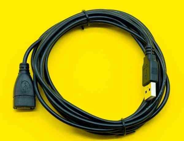 Cable Dier Berlin USB 2.0 Extension 3mtr, Gold Plated Connectors | Usb Male-A to Female-A Cord, Fully Compatible with all USB B Port Scanner or Printer, 1 Year Warranty, Black