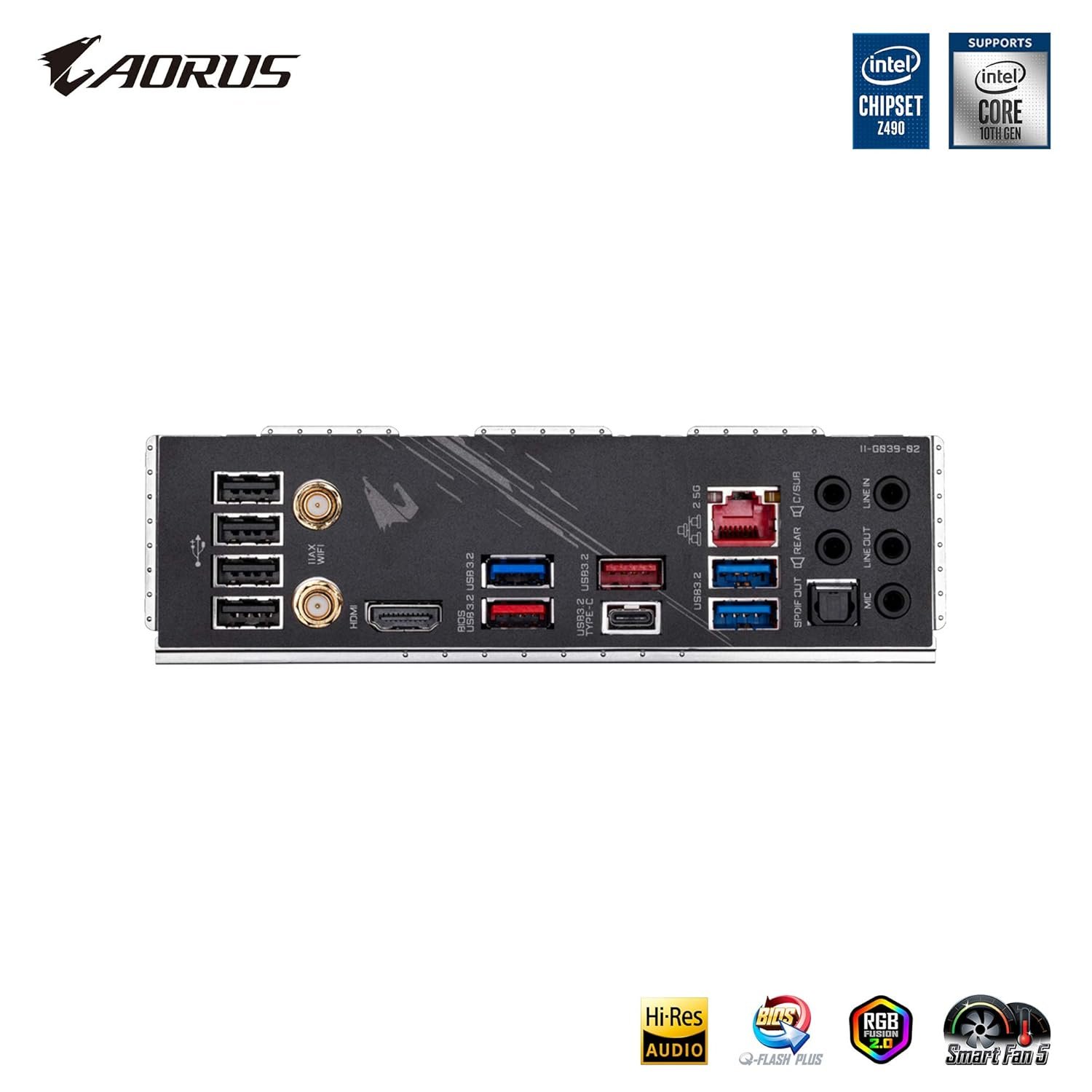 Motherboard Gigabyte Z490 AORUS PRO AX | Supports Intel 10th & 11th Gen processors, 12+1 phase digital VRM, Fins-Array II thermal design, Intel WiFi 6, Intel 2.5GbE LAN, RGB Fusion 2.0