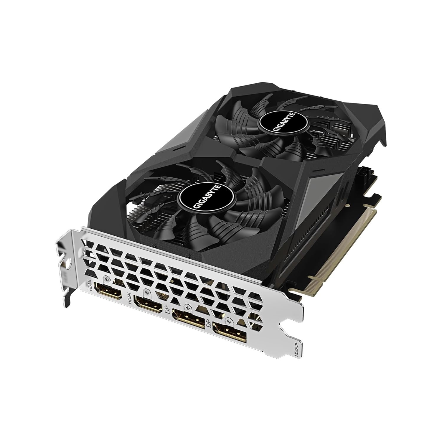 Graphics Card Gigabyte GV-N3050WF2OC V2 6GD | NVIDIA GeForce RTX 3050 WINDFORCE OC 6G Graphics Card, 6GB GDDR6 96-bit Memory Interface, 2 x HDMI 2.1, 2 x Display Port 1.4a